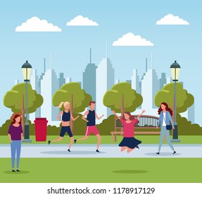 People in the park
