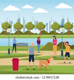 People in the park