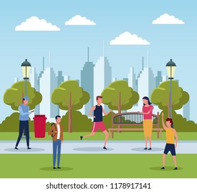 People in the park