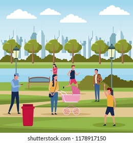 People in the park