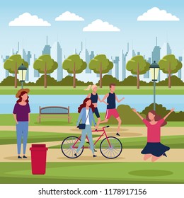 People in the park