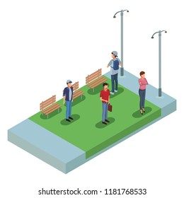 People at park