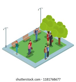 People at park