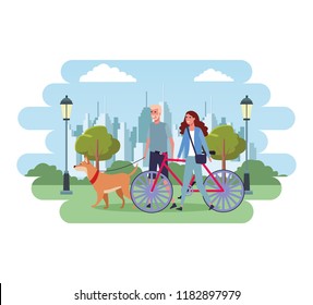 People at park