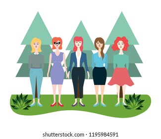 People at park
