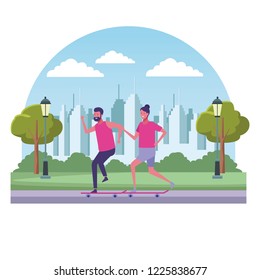 People at park