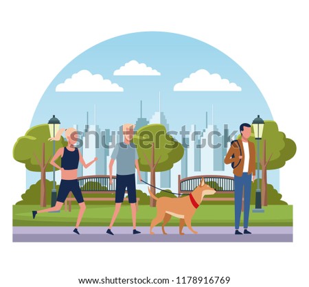 People in the park