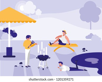 people in park avatar character