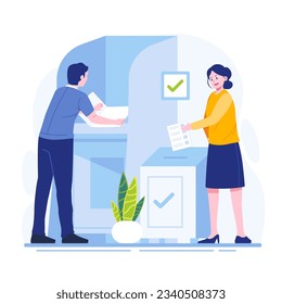 People participated in the election