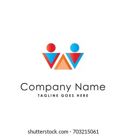 people partner logo template