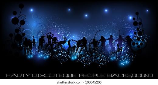 people party background illustration