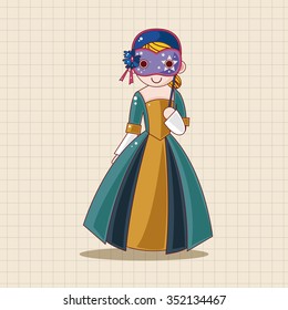 people party dress theme elements
