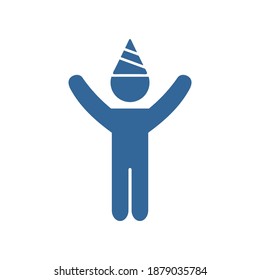 People party icon design vector template, Party supplies design concept, Icon symbol, Illustration