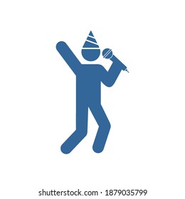 People party icon design vector template, Party supplies design concept, Icon symbol, Illustration