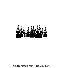 people at a party icon. Element of party and fun icon. Premium quality graphic design icon. Signs and symbols collection icon for websites, web design, mobile app on white background
