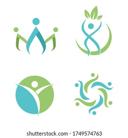 People Person Community Simple Unique Icon Symbol Logo Design For Business Industry