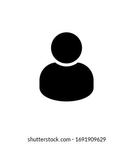 People and person icon. people icon with modern flat design. People vector icon isolated on white background