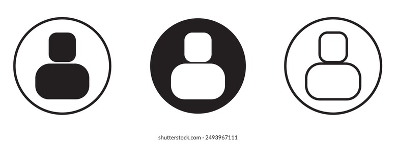 People and person icon on a white background