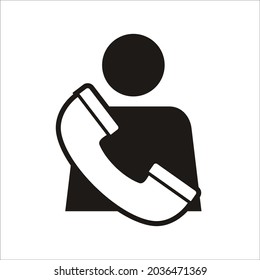 personas con teléfono, diseño plano simple.