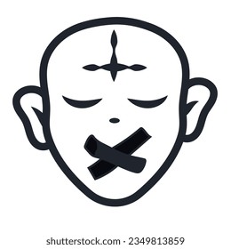 people pictogram magic element design isolated white background