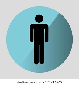 people pictogram symbol design, vector illustration eps 10