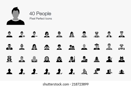 People Pixel Perfect Icons