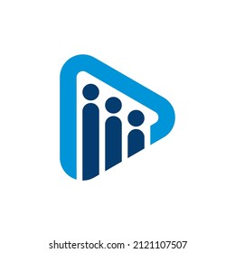 People Play Logo can be use for icon, sign, logo and etc