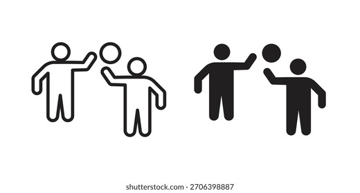 Personas jugando Ilustración vectorial de icono de bola. Diseño plano. Símbolos de Vector de Diseño gráfico.