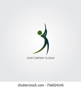 people playing golf logo