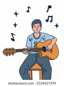 PERSONAS ES TOCAR LA GUITARRA, ADECUADO PARA SUS NECESIDADES DE DISEÑO