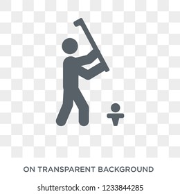People playing Handball icon icon. Trendy flat vector People playing Handball icon on transparent background from Recreational games collection. 