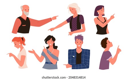 5,685 Cartoon pointing down Images, Stock Photos & Vectors | Shutterstock