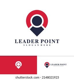 People with Point logo design vector template, Creative People logo design concepts