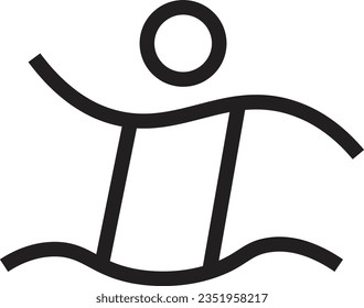 People Polo Sport Outline Icon