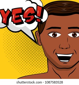 people pop art comic