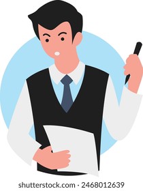 People portraits of businessmen and businesswomen, men and women face avatars isolated , flat vector illustration