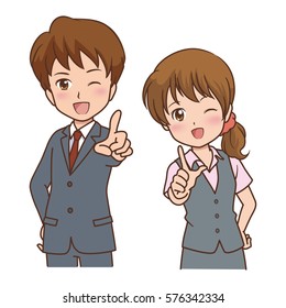 people pose