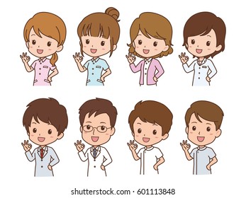 people pose