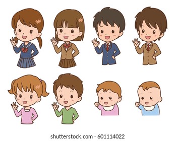 people pose