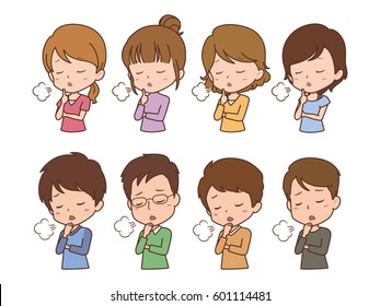 people pose