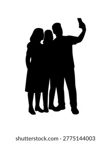 People posing together for a group selfie, capturing memories and connection