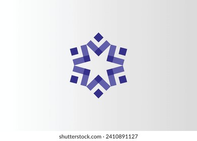 Ilustración vectorial del icono de la potencia de la gente.