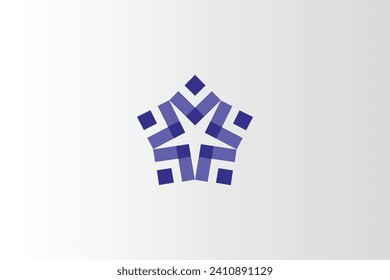 People power logo icon vector illustration.
