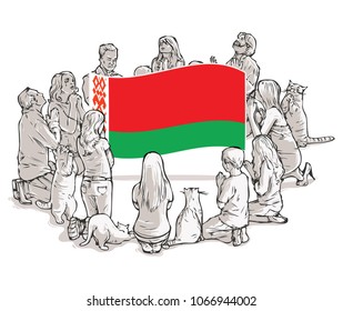 People pray for Belarus
