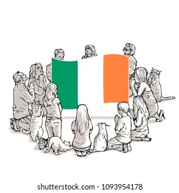 People pray for Ireland