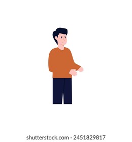 people presenting poses in brown clothes person