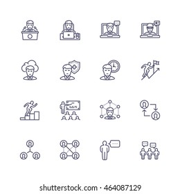 People profession icons