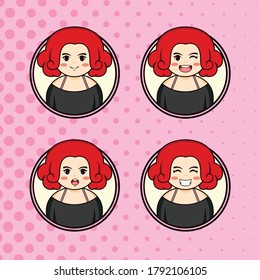 Ilustración de dibujos animados de vectores de profesión de personas