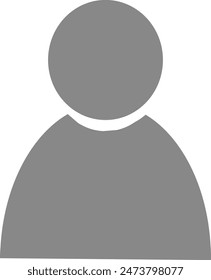 People profile icon simple web element