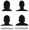 head and shoulders silhouette